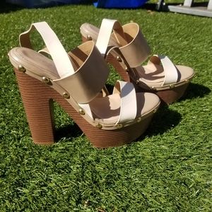 ShoeDazzle Francisca Chunky Platform Heel